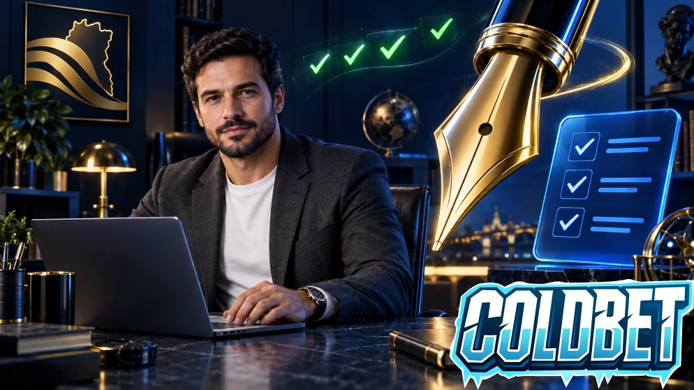 Tiago Oliveira, autor e editor das páginas ColdBet Portugal, na secretária de redação

